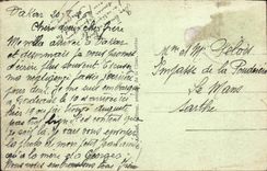 Monumento Gloria Victis de Burdeos de la POSTAL de la VENDIMIA