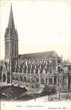 CPA Caen L'Eglise Saint Pierre