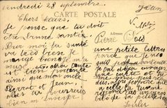 VINTAGE POSTCARD Gouaix War memorial Militaria