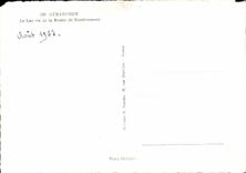 MODERN CARD Gerardmer the lake seen of the road of Remiremont