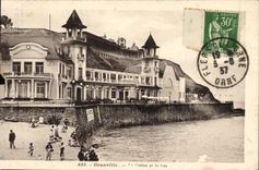 CPA Granville La Castino et le Roc Beau cachet Flers de l'Orne 