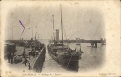 CPA Granville Acostage du Laura Bateau