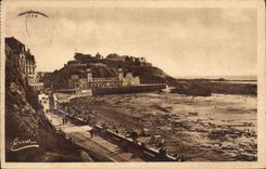 CPA Granville La Plage a Maree Basse