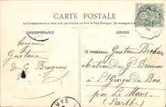 CPA Guerande La Tour St Michel La mairie se trouve dans la tour de droite