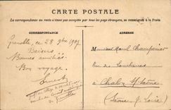 POSTAL Grenoble de la VENDIMIA el jardín de las flores y de las fortalezas