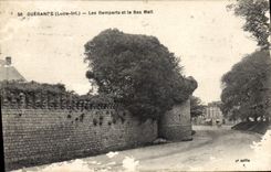 VINTAGE POSTCARD Guerande walls and Nas Badly