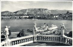CPM Geneve Vue generale Bateau