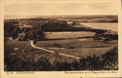 CPA Jullouville Vue Panoramique Sur Le Tennis Club et la Mare 
