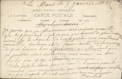 CPA Fantaisie Homme Bonne Annee