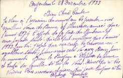 CPA Fantaisie Enfant Poupee Bonne Annee