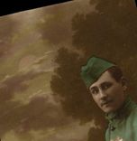 VINTAGE POSTCARD Fantasy Soldier Poisson Militaria