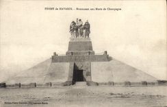 CPA Ferme De Navarin Monument Aux Morts De Champagne Militaria