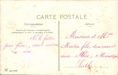 CPA Fantaisie 1er Avril Poisson Colombe