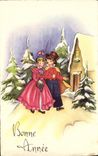 CPA Fantaisie Bonne Annee