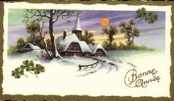 CPA Fantaisie Bonne Annee