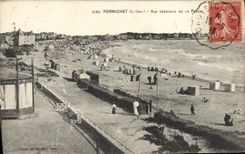 VINTAGE POSTCARD Pornichet View of the beach
