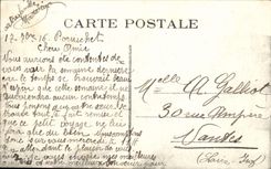 VINTAGE POSTCARD Pornichet View of the beach