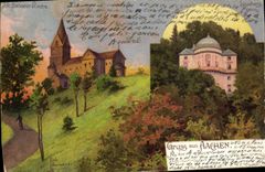 VINTAGE POSTCARD Gruss Aus Aachen