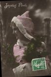 CPA Fantaisie Femme Joyeux Noel