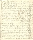 Lettre Garnier Francise Militaire pour le Mans 