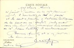 CPA Tete De Faux Tranchees Francaises Militaria