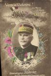 CPA Vers la Victoire Joffre Militaria 