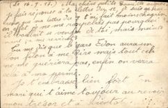 VINTAGE POSTCARD You guards your Helmet Woman Militaria Soldier