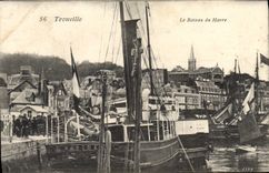CPA Trouville Le Bateau de Havre