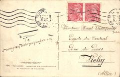 CPA Toulouse Carrefour Rue Alsace Lorraine et boulevard de Strasbourg