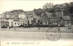 CPA Trouville sur Mer La plage et les villas