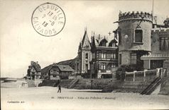 CPA Trouville sur Mer Villas des planches Malakoff