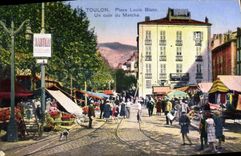 CPA Toulon Place Louis Blanc Un coin du marche