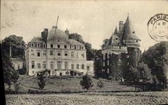CPA Verneuil sur Indre Le chateau et le donjon Vue Sud Ouest 