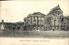 VINTAGE POSTCARD Versailles Vault And Wing Of Louis XV
