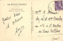 CPA Orleans Maison De Diane De Poitiers