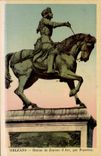 CPA Orleans Statue De Jeanne D'Arc Foyatier
