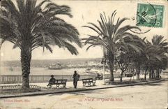 CPA Nice Quai Du Midi