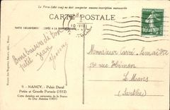 CPA Nancy Palais Ducal Petite et grande porterie