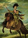 MODERN CARD Equestrian Velasquez Portrait Of Gift Baltazar Carlos Musee of Prado