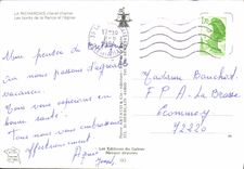 CPM La Richardais Les bords de la Rance et l'eglise
