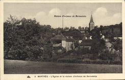 CPA Bartres L'Eglise Et La Maison d'enfance de Bernadette
