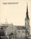 CPA Basilique Etat Des Travaux fin 1924 Basilique du Bois Chenu
