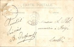 CPA Bordeaux La Terrasse de l'exposition Exposition maritime 