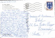 CPM La Cote D'Azur Cannes Le boulevard Jean Hibert et la plage du Midi La pointe du Palm Beach 