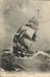 CPA Dieppe En Pleine Mer Bateau
