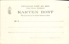 VINTAGE POSTCARD the Illustrated Songs De Botrel the small Gregoire