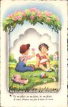 VINTAGE POSTCARD You I Like You Like Me Children