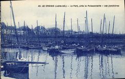 CPA Le Croisic Le Port Pres La Poissonnerie Les joncheres Bateaux