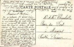 VINTAGE POSTCARD Caen the College