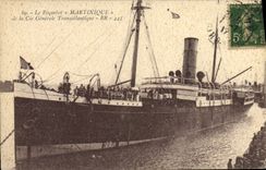 CPA Le Paquelbot Martinique De La Cie Generale Transatlantique